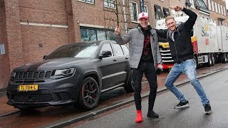 Bier lossen in hartje Utrecht en met de SCANIA op de koffie bij Enzo Knol [upl. by Aleahcim]