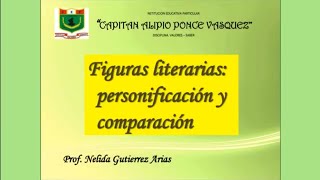 Figuras literarias personificación y comparación [upl. by Acalia280]