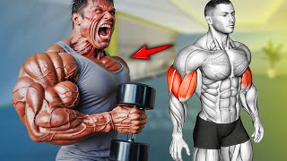 Build Big ARM using Only ONE DUMBBELL Biceps amp Triceps [upl. by Harihs]