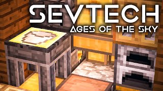 SevTech Ages of the Sky Ep 9 Age 2 [upl. by Sadnalor]