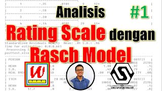 Analisis Rating Scale Rasch Model dengan Winstep Part 1 [upl. by Aronel]