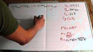 Estequiometría para Gases  Gas Stoichiometry [upl. by Lammond]