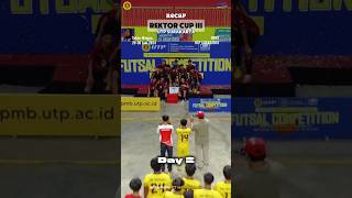 Recap Futsal Final Rektor Cup III 2024 Day 2 utpjuara competition [upl. by Jerrilee]