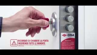 CISA Casa Sicura soluzioni per la sicurezza della porta blindata [upl. by Gerome392]