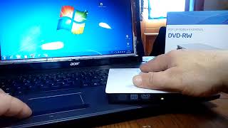 graveur DVD externe en usb 3 0 avec installation [upl. by Cardew]