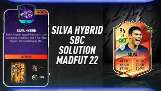 SILVA HYBRID SBC SOLUTION  Thiago Silva Future Icon  MADFUT 22 [upl. by Hakilam]