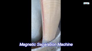 oem custom magnetic separation machine full auto wet magnetic separator [upl. by Ardnasela]