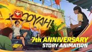 7th Anniversary Story Animation  Free Fire Official [upl. by Amandi165]