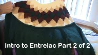 Knit Entrelac Intro Part 2 of 2 by Diana Sullivan [upl. by Aneeroc33]