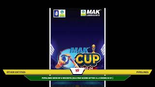 BPCL MAK CUP  CRICKET TOURNAMENT 202324  Day 5  30 Dec  2023 [upl. by Ahsinom405]