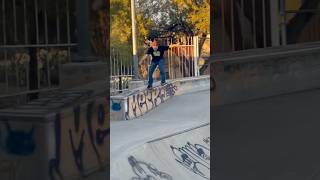 Nollie nose slide hubba shortsvideo sk8 [upl. by Itsa]