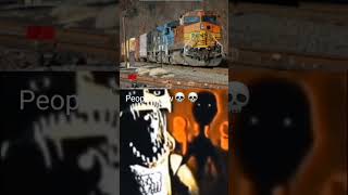 Kismet train collision short monkeys bnsf fyp [upl. by Ateikan]