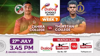 Zahira College vs Thurstan College  Dialog Schools Rugby League 2024 [upl. by Duomham]