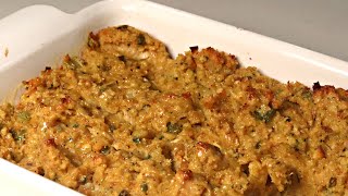 Mouthwatering Cornbread Dressing for Thanksgiving  You Never Had Anything Like IT [upl. by Quenby]