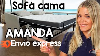 💥OFERTÓN Sofá cama AMANDA💥 🥇 ❗️Envío Express en 15 días por 799€ ❗️ Perfecto para tus Vacaciones ☀️😎 [upl. by Llerrom]