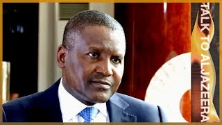 Aliko Dangote Africas richest man  Talk to Al Jazeera [upl. by Fugate]