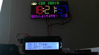 RPi Pico W Weather Station Clock using MicroPhython 4 [upl. by Isobel425]