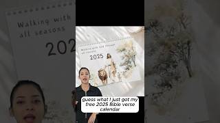 No Purchase Necessary I Won a Free Bible Calendar motivation resilientfaith godsword giveaway [upl. by Sarad]