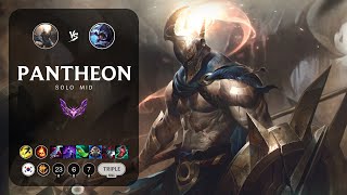 Pantheon Mid vs Talon  KR Master Patch 146 [upl. by Constanta]