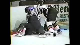 Steve McLaren vs Jacques Lariviere AHL Sept 1998 [upl. by Niels]