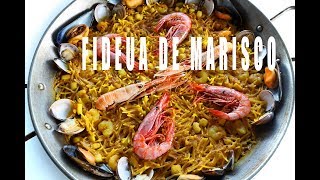 FIDEUA DE MARISCO Restaurante Ca Nano Denia Paellas y Arroces ArturG [upl. by Maurice]