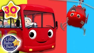 Wheels On The Bus  Helicopter Rescue   More Nursery Rhymes amp Kids Songs  Little Baby Bum [upl. by Anaejer255]