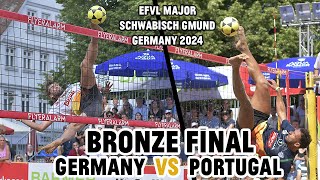 EFVL Major Gmund 2024 Mens Bronze Final Germany vs Portugal [upl. by Aititel458]