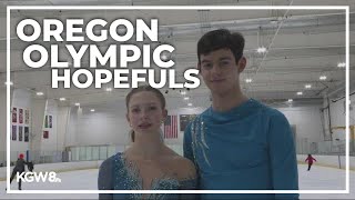 Oregon championship figure skaters with Olympic hopes [upl. by Baniaz]