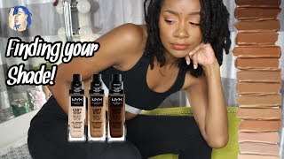 NYX Can’t Stop Won’t Stop Foundation Cappuccino  Finding Your Shade [upl. by Gagnon197]