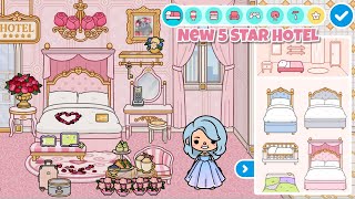 ALL 5 STAR HOTEL 3 FLOOR FURNITURES IN TOCA LIFE WORLD 🏨😱 NEW TOCA BOCA UPDATE 🌎  NecoLawPie [upl. by Suiradal298]