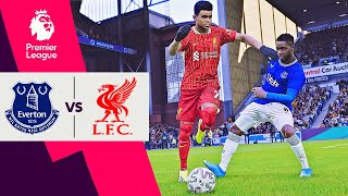 Everton vs Liverpool  Premier League 2425 CLASH  EFOOTBALL [upl. by Aillicec]