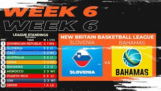 2 Slovenia vs 6 Bahamas  New Britain Basketball League  Week 6  Full Game [upl. by Torres]