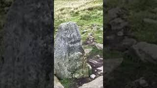 Coming off Ingleborough watch out for the stone marker fork in the path to Horton or Ribblehead [upl. by Aisinoid]