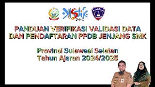 Tata cara Pendaftaran PPDB SulSel TP 20242025 [upl. by Nos788]