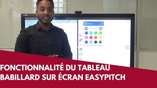 Présentation de la fonctionnalité tableau babillard sur écran Easypitch [upl. by Marsha]