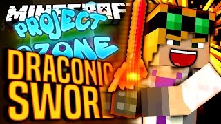 Minecraft  DRACONIC SWORD  Project Ozone 124 [upl. by Erland]