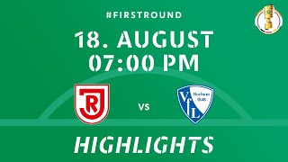 DFBPokal 202425 Round 1  SSV Jahn Regensburg vs VfL Bochum 1848  DFB Pokal Match Highlights [upl. by Nap]