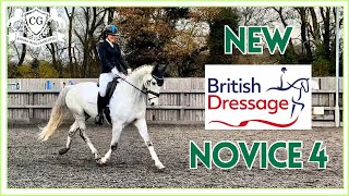 New British Dressage Novice 4 test  7188 [upl. by Lebar]