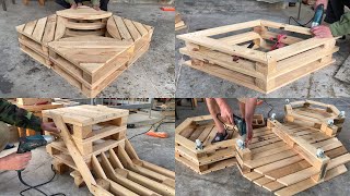 DIY Wood Pallets Ideas  Top Lavish Ideas To Make Functional Pallet Furniture For Your Garden [upl. by Airotal]