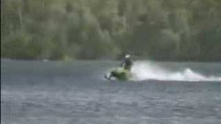 arctic cat zr 600 water skipping in Thunder Bay On [upl. by Atiker642]