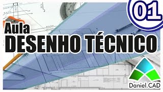 Aula 01  Desenho Técnico  História Geometria Descritiva e Figuras geométricas [upl. by Rolyat]