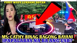 AMBUSH INTERVIEW NI CATHY BINAG DINUMOG SA LIWASANG BONIFACIO [upl. by Miyasawa]