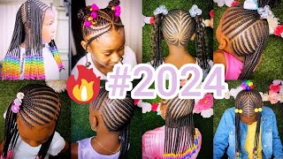 60  Latest Kids Cornrows Braids Hairstyles For Girls  Cute Hairstyles with Braids Hair Extension [upl. by Virginia]