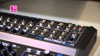 NAMM 2013 Alesis Multimix 16 USB FX [upl. by Yla]