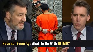 Josh Hawley Ted Cruz on Keeping GITMO Open to Protect National Security  Senate Judiciary Hearing [upl. by Hairahs]