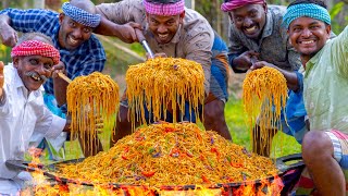 CHICKEN NOODLES  Chinese Hakka Chicken Noodles Recipe Cooking in Village  Chinese Street Food [upl. by Fanchie]