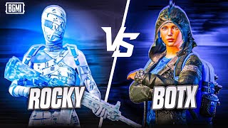 xROCKY VS BoTxOP2005 • INTENSE MATCH WITH BEST IPAD TDM PLAYER ☠️• bgmi tdm 120 youtube 1v1 [upl. by Euqirdor]