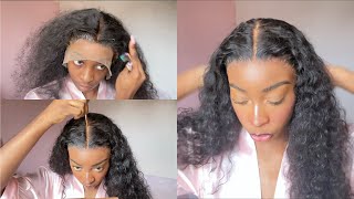 COMMENT POSER SA PERRUQUE PARFAITEMENT COUPER SA TULE  COLLE ETC SUPER DÉTAILLÉ  FT AYIYI HAIR [upl. by Hinze]