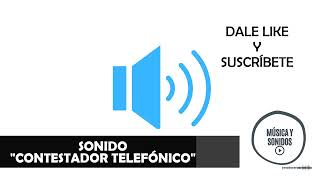 SONIDO CONTESTADOR TELEFÓNICO [upl. by Mays]