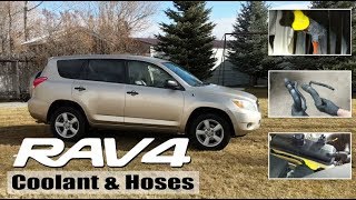 20062012 Rav4 Radiator Hoses and Coolant [upl. by Aerdno604]